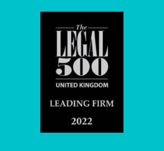 Legal 500 UK leading firm award